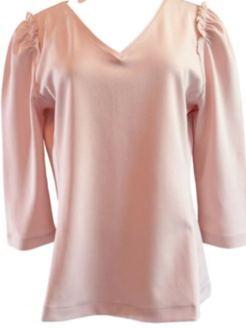 Ann Taylor top M soft, muted pink perfect!
